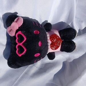Black Hello Kitty Embellished Rhinstone Plush